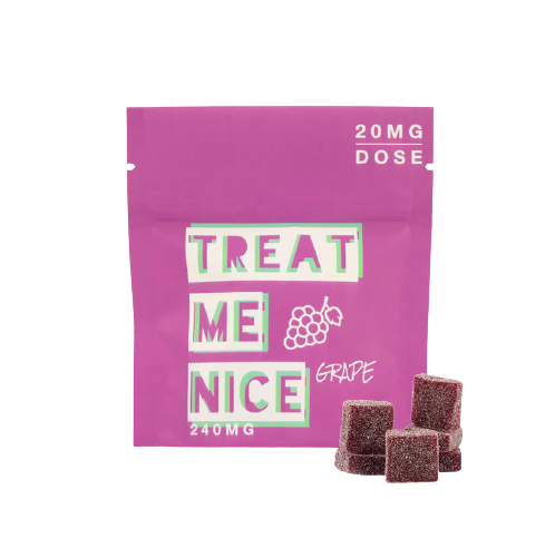 Treat Me Nice – Grape Gummies (240MG THC)