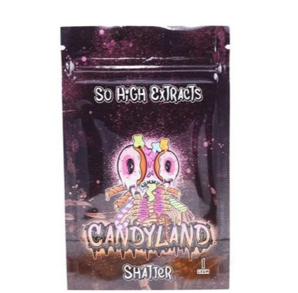 So High Extracts Premium Shatter – Candy Land – Hybrid