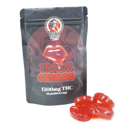 Mama Anne’s Edibles –  Black Cherry Gummy – 1500mg