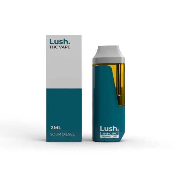 Lush – Disposable Pen - Sour Diesel (2ML) 1:1 CBD|THC - Sativa