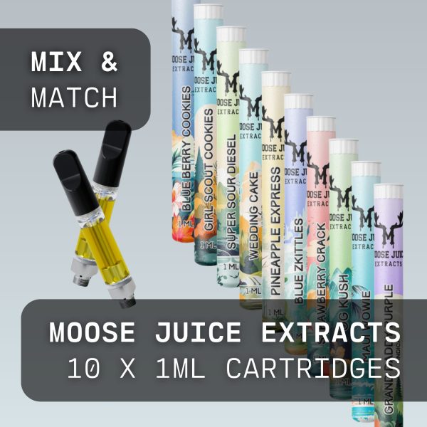 Mix and Match - Moose Juice - 10 x 1ML Cartridge