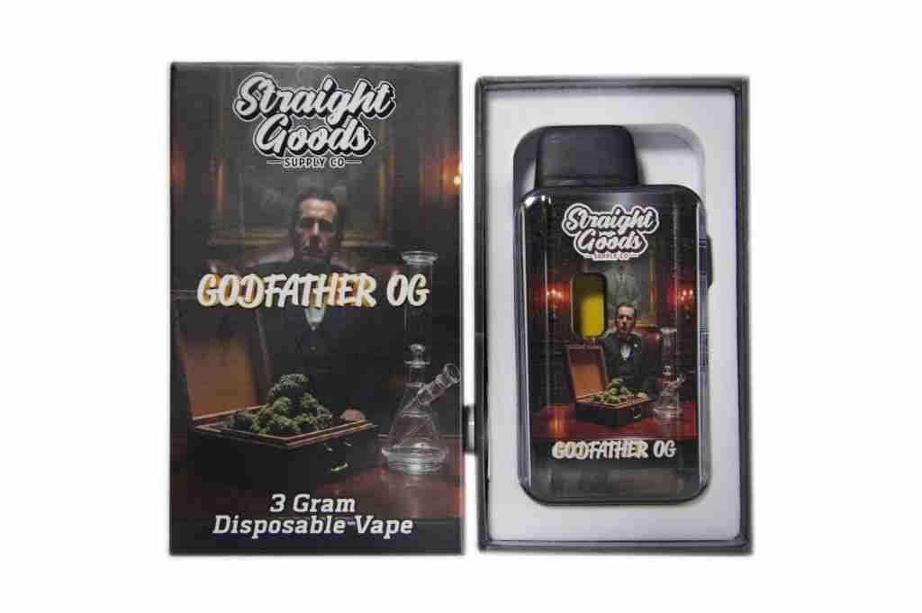 Straight Goods 3 GRAM - Disposable - God Father OG (Indica)